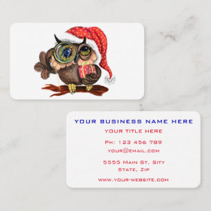 Personalised Your Christmas Business Cards Example