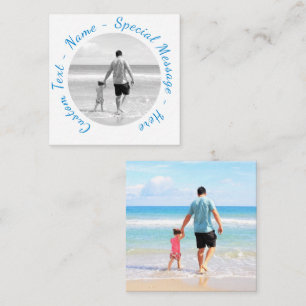 Personalised Your Dad Photo Card with Custom Text