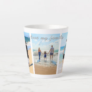 Personalised Your Family Photo Collage Latte Mug
