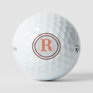 Personalised your fast name monogram company logo golf balls