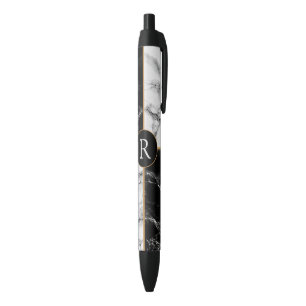 Personalised Your Letter Pen Marble Design