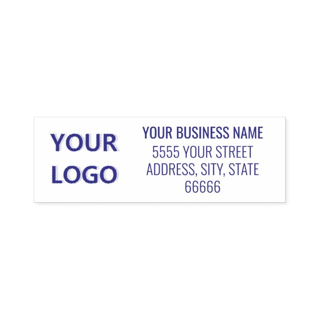 Personalised Your Logo Address Self-inking Stamp (Design)