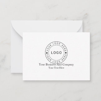 Personalised your Logo and Text Card