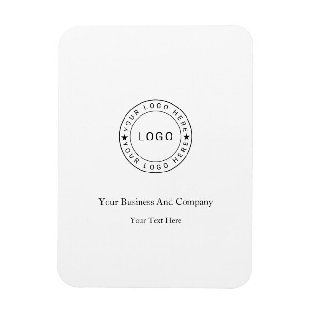 Personalised your Logo and Text Magnet (Vertical)