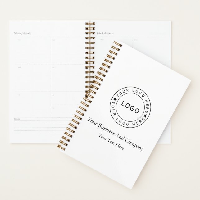 Personalised your Logo and Text Planner (Display)