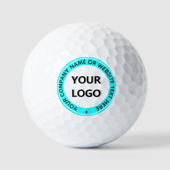Personalised Your Logo and Text Stamps Golf Balls (Front)