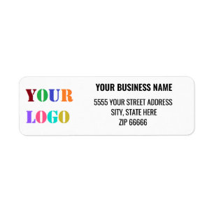 Personalised Your Logo Name Return Address Labels