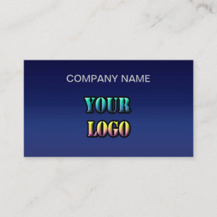 Personalised your logo text space name company edi business card