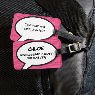 Personalised YOUR LUGGAGE IS READY FOR TAKE OFF! Luggage Tag