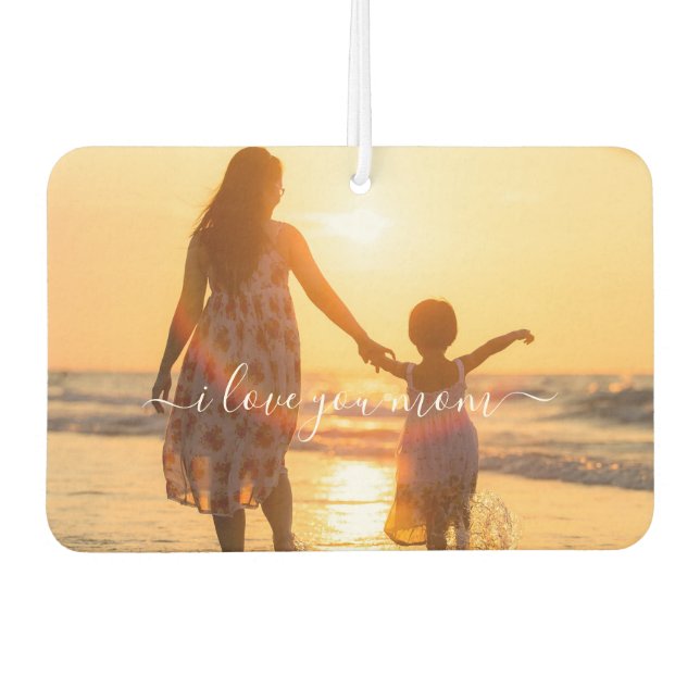 Personalised Your Mum Photo Car Air Freshener (Front)
