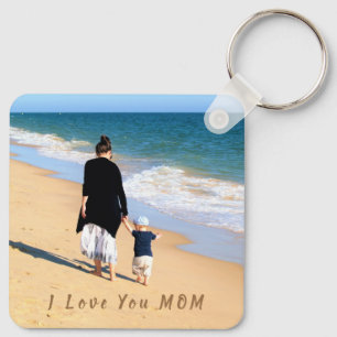 Personalised Your Mum Photo Keychain Gift and Text