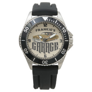 Personalised YOUR NAME 1950 Mercury Merc Garage Watch