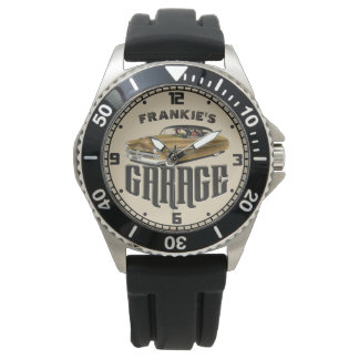 Personalised YOUR NAME 1950 Mercury Merc Garage Watch