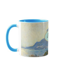 Personalised "Your Name" Claude Monet Mountain