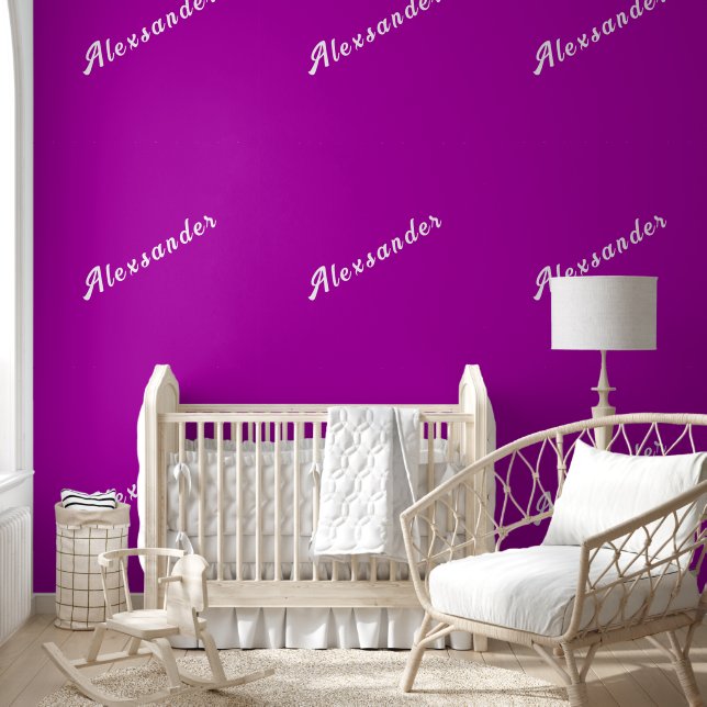 Personalised Your Name Custom Colours and Fonts Wallpaper (Kids)