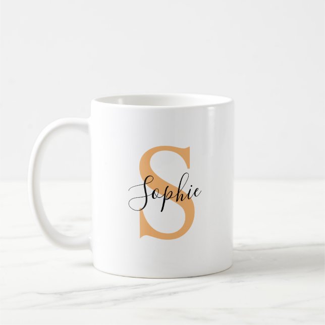 Personalised Your Name, Custom Name, Birthday Gift Coffee Mug (Left)