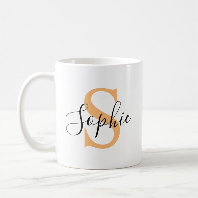 Personalised Your Name, Custom Name, Birthday Gift Coffee Mug (Left)
