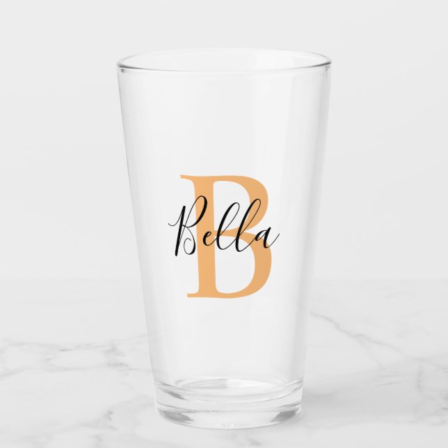 Personalised Your Name, Custom Name, Birthday Gift Glass (Front)