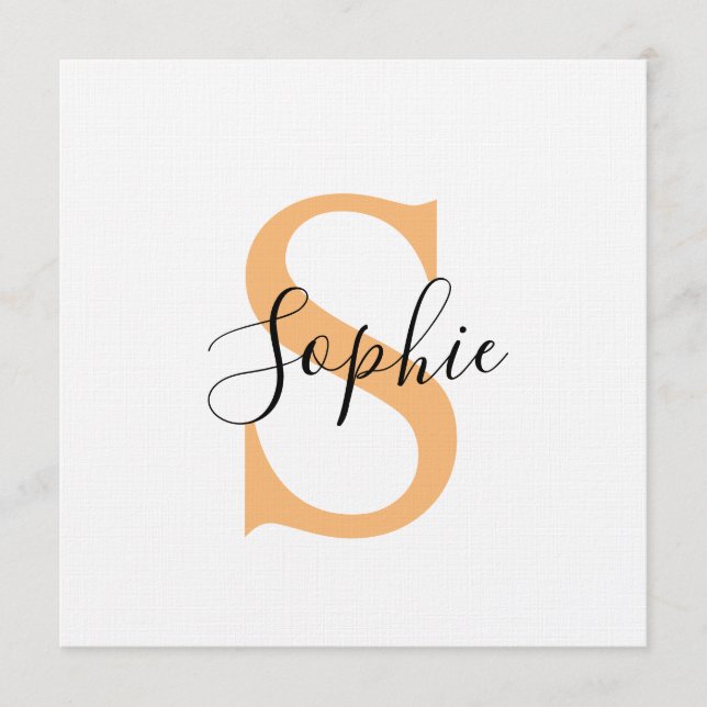 Personalised Your Name, Custom Name, Birthday Gift Invitation (Front)