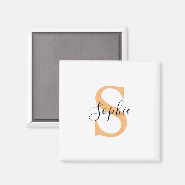 Personalised Your Name, Custom Name, Birthday Gift Magnet (Front/Back)