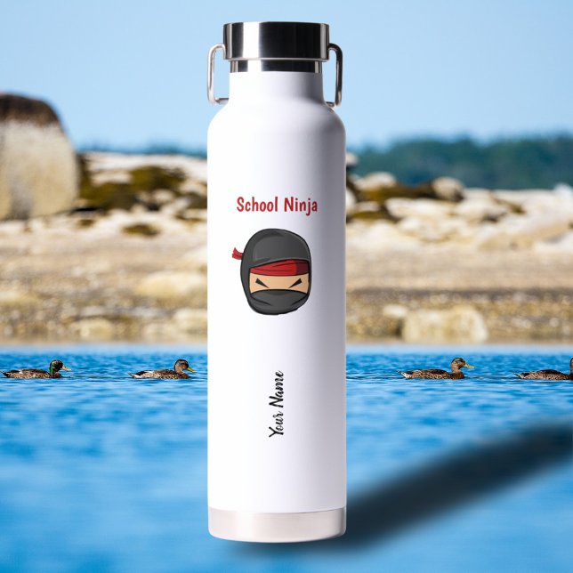 Personalised Your Name Ninja Water Bottle (Creator Uploaded)