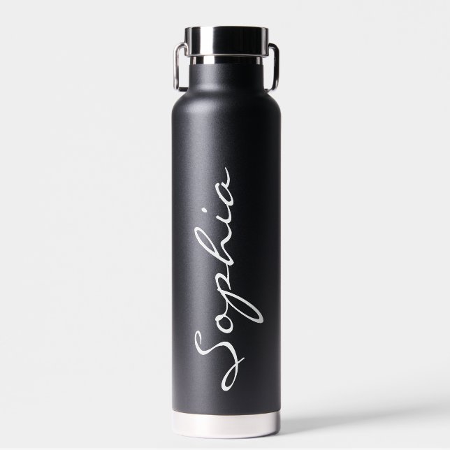 Personalised Your Name Travelling Hiking Camping Water Bottle (Front)