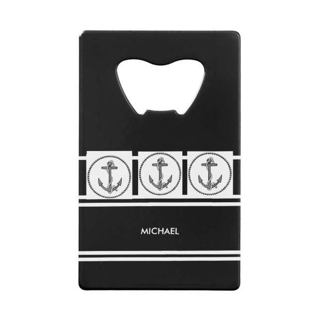 Personalised Your Name w/ Anchors Credit Card Bot (Front)
