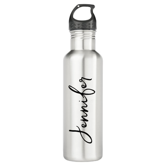 Personalised Your Name Wedding Gift 710 Ml Water Bottle (Front)