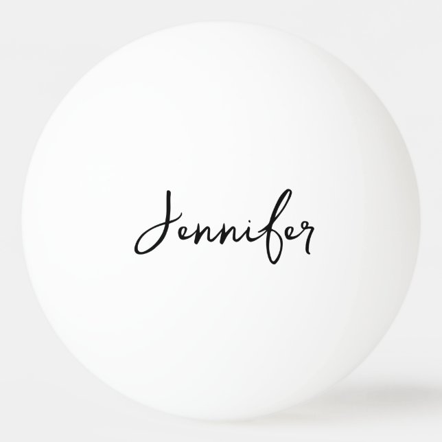 Personalised Your Name Wedding Gift Ping Pong Ball (Front)