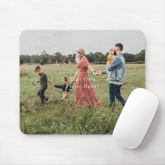Personalised Your Own Photo Mouse Pad. Mat (With Mouse)