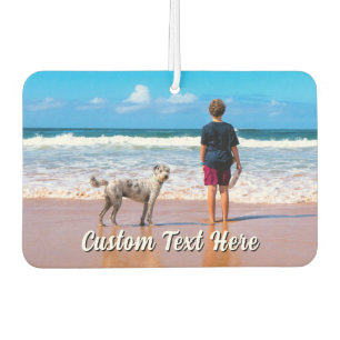 Personalised Your Pet Photo Air Freshener Add Text