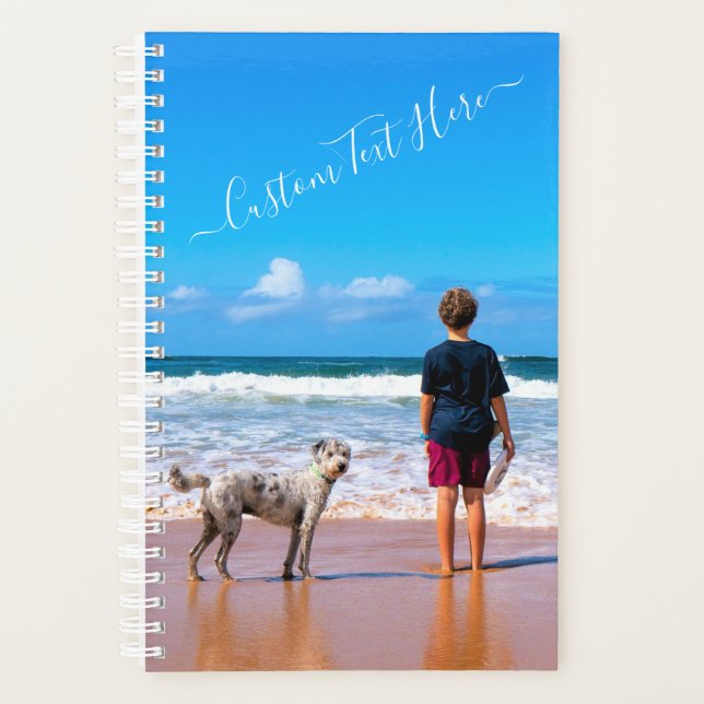 Personalised Your Pet Photo Planner Custom Text (Front)