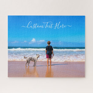 Personalised Your Pet Photo Puzzle and Custom Text