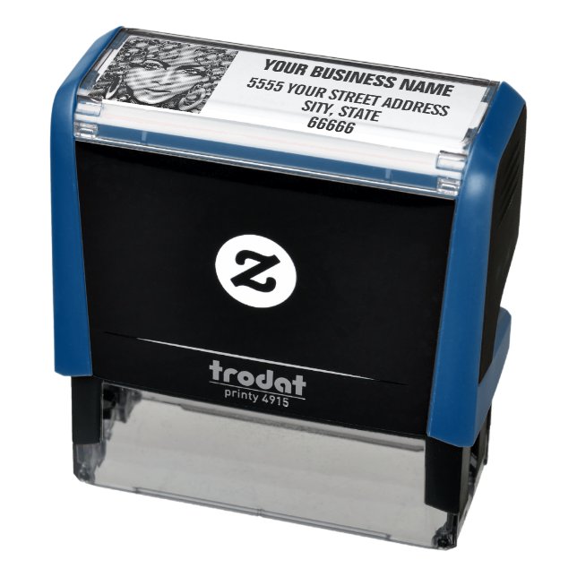 Personalised Your Photo Address Self-inking Stamp (Product)