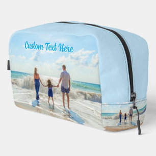 Personalised Your Photo and Custom Text Dopp Kit