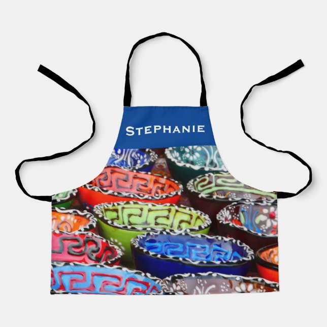 Personalised Your Photo and Name Apron (Front)