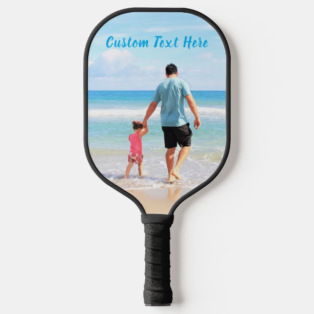 Personalised Your Photo and Text Pickleball Paddle (Front)