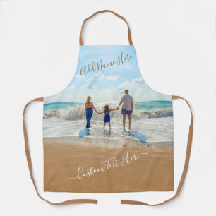 Personalised Your Photo Apron Custom Text and Name