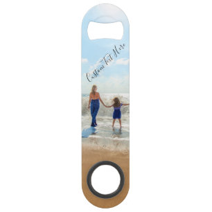 Personalised Your Photo Bar Key with Custom Text