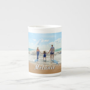 Personalised Your Photo Bone China Mug Custom Name