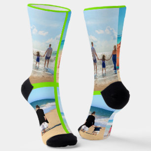 Personalised Your Photo Collage Socks Custom Colou