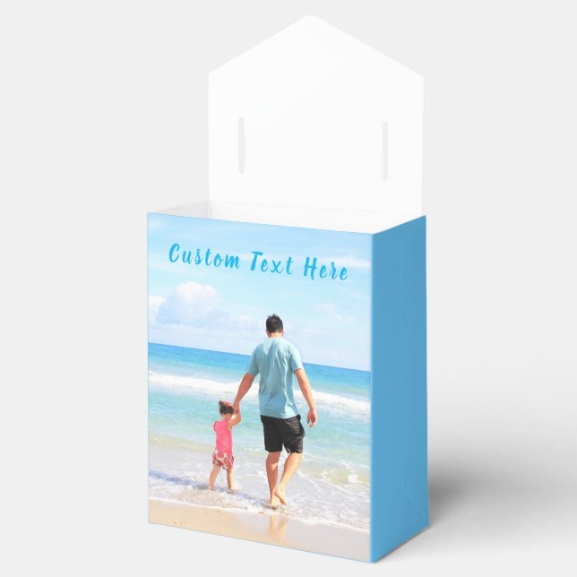 Personalised Your Photo Gift Box with Custom Text (Opened)