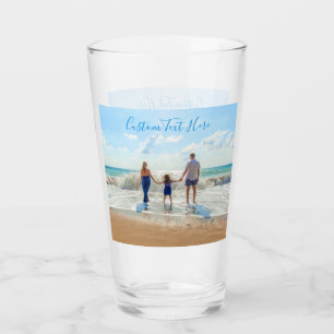 Personalised Your Photo Glass with Custom Text