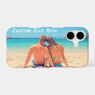 Personalised Your Photo iPhone Case Custom Text