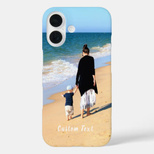 Personalised Your Photo iPhone Case Custom Text