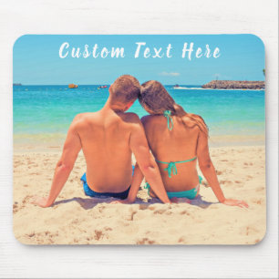 Personalised Your Photo Mouse Pad with Custom Text