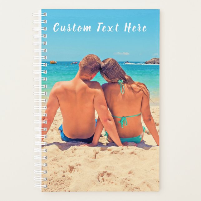 Personalised Your Photo Planner with Custom Text (Front)