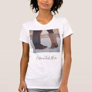 Personalised Your Photo T-Shirt with Custom Text