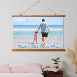 Personalised Your Photo Tapestry with Custom Text