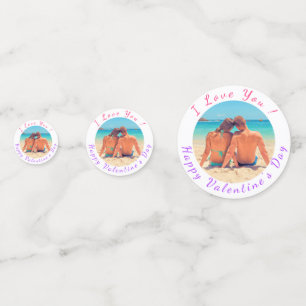 Personalised Your Photo Valentine's Day Confetti